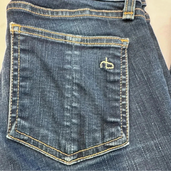 Rag & Bone Womens Skinny Blue Jeans Size 25 - Picture 2 of 10